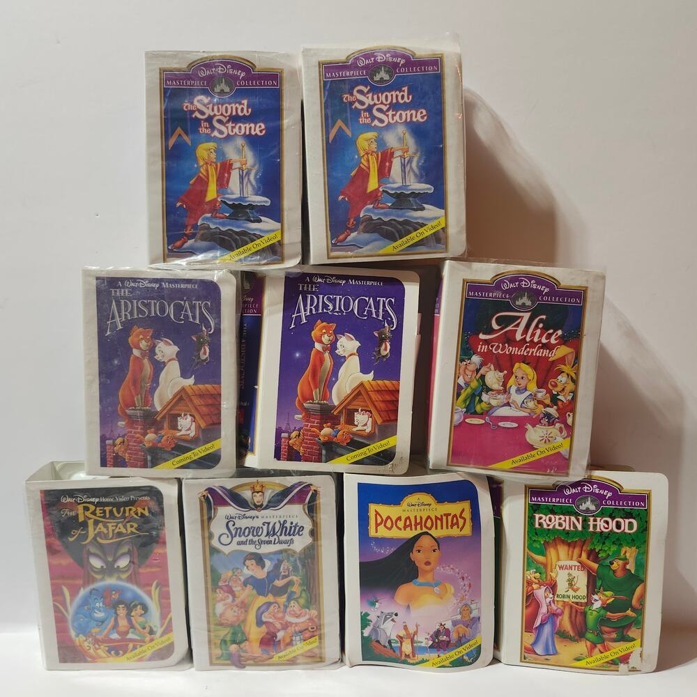 1995 McDonald's Disney Masterpiece Collection Figures Lot of 9 Vintage Toys